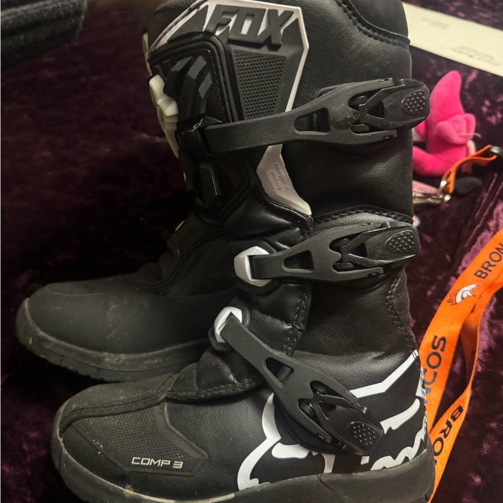 Fox brand racing boots